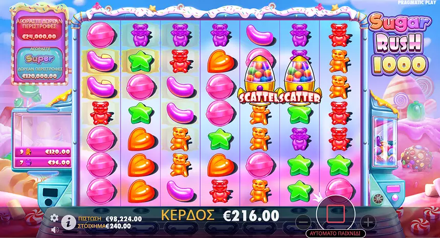 Sugar Rush demo 1000 παιχνίδι παιχνιδιού